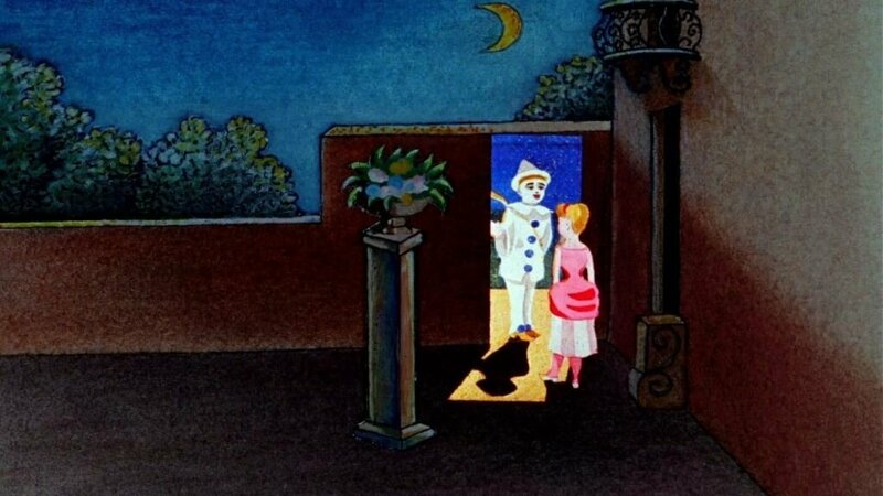 первый рисованный фильм «Бедный Пьеро»